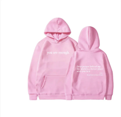 Dear Person Behind Me" Printed Hoodie