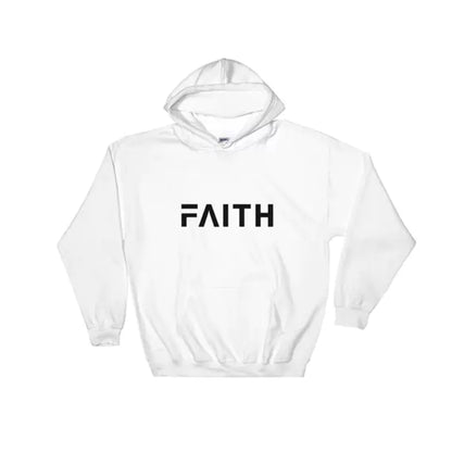 Autumn Winter Faith Letter Print Hooded Sweatshirt